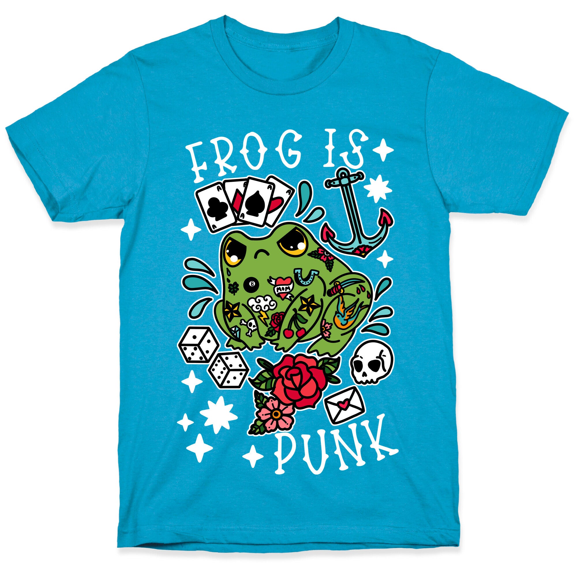 Frog Is Punk Unisex Triblend Tee